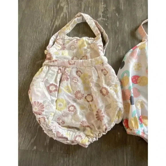 Dillon & Abby Other - Lightweight Baby Romper Set 2-Piece Multicolor Outfits 6-9m girl